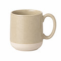 Keramiktasse 350 ml Beige für Heißgetränke im schlichten Stil