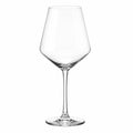 Weinglas 650 ml transparentes Glas 23 cm bauchige Form für Rotwein