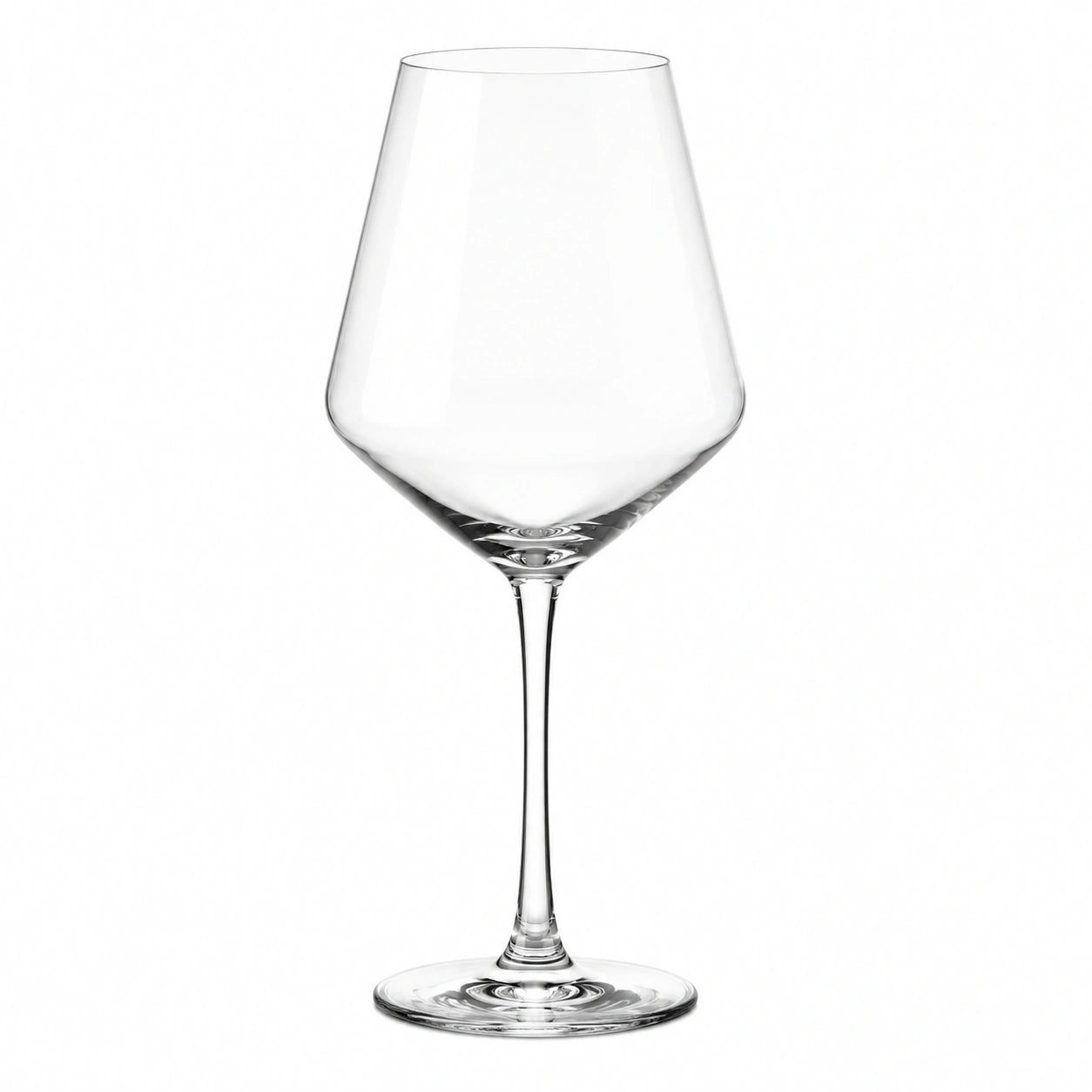 Weinglas 650 ml transparentes Glas 23 cm bauchige Form für Rotwein