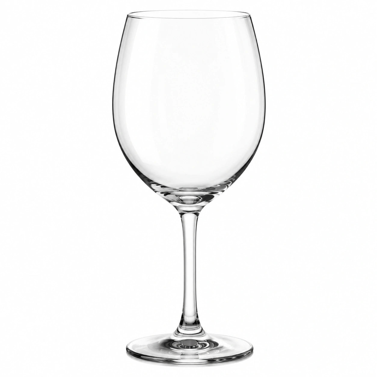 Weinglas 450 ml aus klarem Glas mit Stiel für Wein