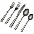 Besteckset 5-teilig aus Edelstahl Schwarz mit matter Oberfläche